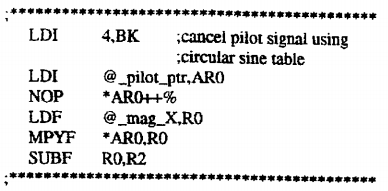 US5471534 pilot assembly code