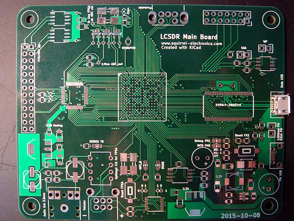 LCSDR empty pcb top