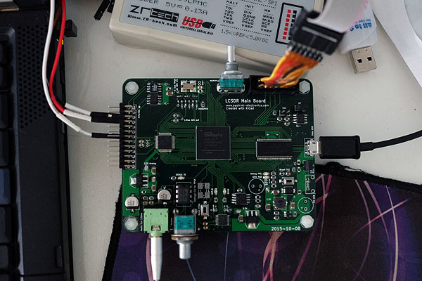 Testing Audio DAC output using Spectral View android app hw setup 2