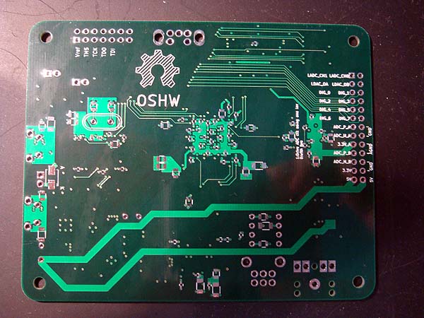 LCSDR empty pcb bottom