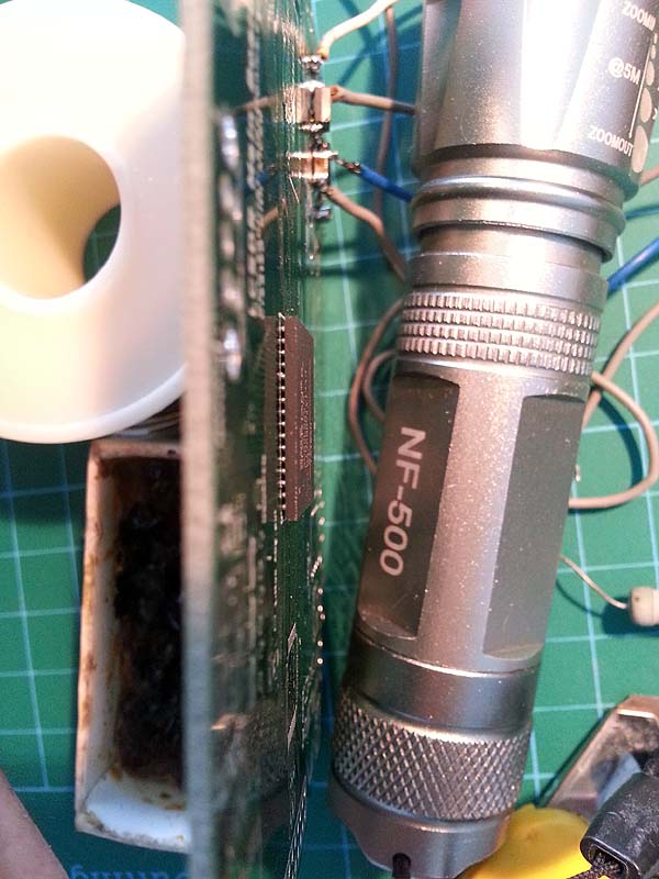 LCSDR with BGA FPGA xc6slx25 mounted side view